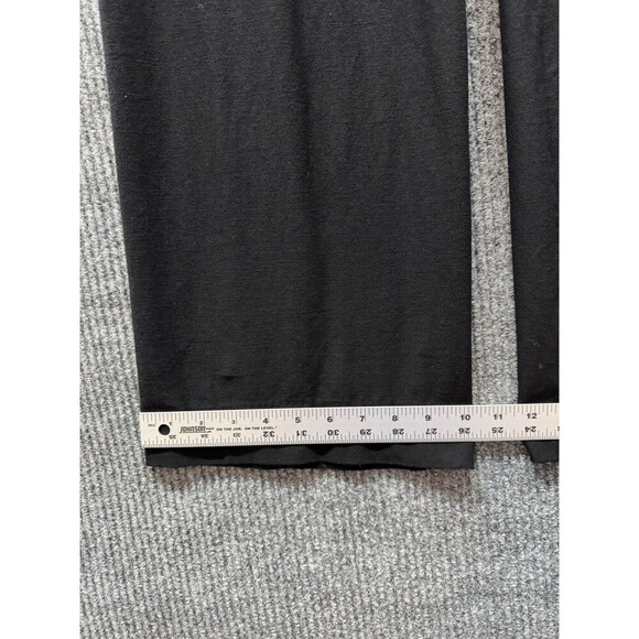 Eileen Fisher Stretch Crepe Pants Womens XS Black Pull On Wide Leg Relaxed - Picture 10 of 10